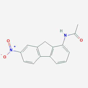 molecular formula C15H12N2O3 B024986 N-(7-nitro-9H-fluoren-1-yl)acetamide CAS No. 108100-29-4