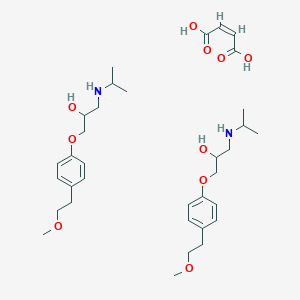 B2498604 Metoprolol fumarate (200 MG) CAS No. 119637-66-0; 80274-67-5