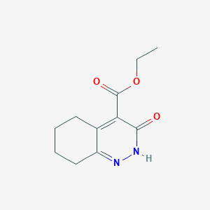 molecular formula C11H14N2O3 B2498729 ethyl 3-oxo-2,3,5,6,7,8-hexahydrocinnoline-4-carboxylate CAS No. 32078-87-8