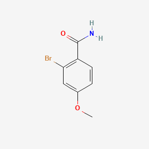 molecular formula C8H8BrNO2 B2498784 2-Bromo-4-methoxybenzamide CAS No. 353278-57-6