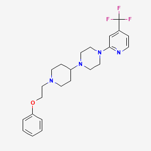 1-(1-(2-Phenoxyethyl)piperidin-4-yl)-4-(4-(trifluoromethyl)pyridin-2-yl)piperazine