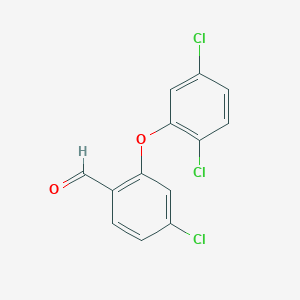 4-Chloro-2-(2,5-dichlorophenoxy)benzaldehyde