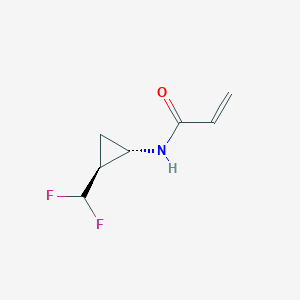 N-[(1S,2S)-2-(Difluoromethyl)cyclopropyl]prop-2-enamide