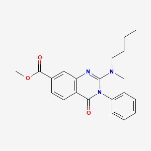 6-chloro-N-(3-fluorobenzyl)-3-methoxy-1-benzothiophene-2-carboxamide