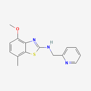 4-methoxy-7-methyl-N-(pyridin-2-ylmethyl)benzo[d]thiazol-2-amine