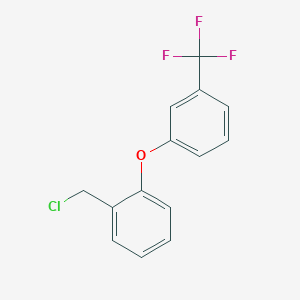 1-(Chloromethyl)-2-[3-(trifluoromethyl)phenoxy]benzene