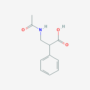 3-Acetamido-2-phenylpropanoic acid