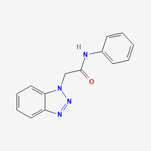 2-(benzotriazol-1-yl)-N-phenylacetamide