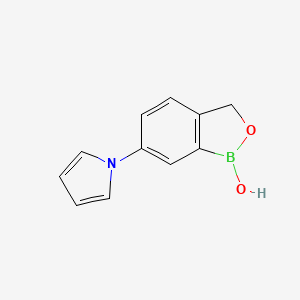 1,3-Dihydro-1-hydroxy-6-(pyrrol-1-yl)-2,1-benzoxaborole