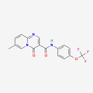 7-methyl-4-oxo-N-(4-(trifluoromethoxy)phenyl)-4H-pyrido[1,2-a]pyrimidine-3-carboxamide