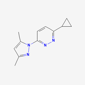 3-Cyclopropyl-6-(3,5-dimethylpyrazol-1-yl)pyridazine
