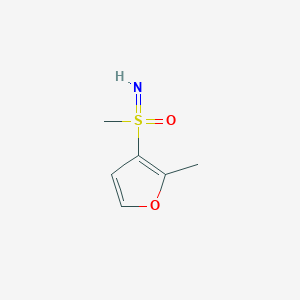 Imino(methyl)(2-methylfuran-3-yl)-lambda6-sulfanone