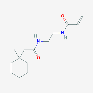 N-[2-[[2-(1-Methylcyclohexyl)acetyl]amino]ethyl]prop-2-enamide