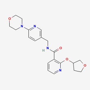 N-((6-morpholinopyridin-3-yl)methyl)-2-((tetrahydrofuran-3-yl)oxy)nicotinamide