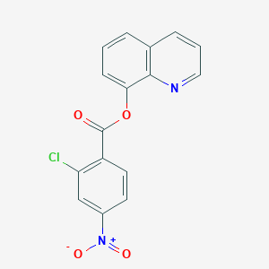 Quinolin-8-yl 2-chloro-4-nitrobenzoate