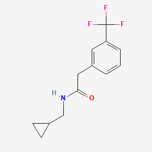 N-(Cyclopropylmethyl)-2-[3-(trifluoromethyl)phenyl]acetamide