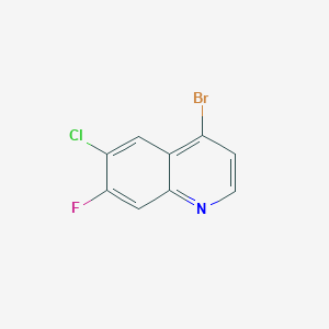 4-Bromo-6-chloro-7-fluoroquinoline