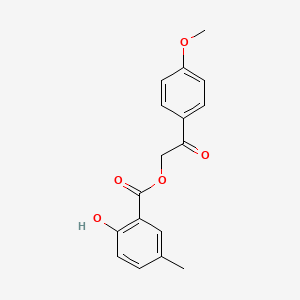 molecular formula C17H16O5 B2499035 KLF10-IN-1 