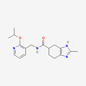 N-((2-isopropoxypyridin-3-yl)methyl)-2-methyl-4,5,6,7-tetrahydro-1H-benzo[d]imidazole-5-carboxamide