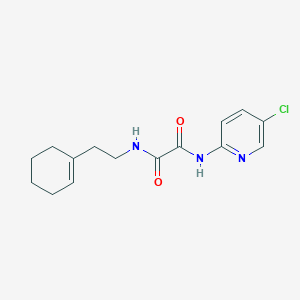 molecular formula C15H18ClN3O2 B2499073 N1-(5-chloropyridin-2-yl)-N2-(2-(cyclohex-1-en-1-yl)ethyl)oxalamide CAS No. 920162-65-8