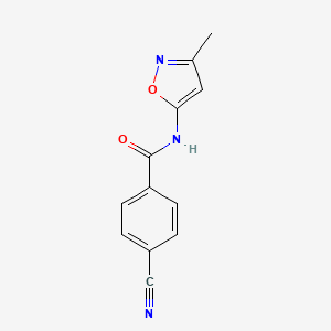 4-cyano-N-(3-methyl-5-isoxazolyl)benzenecarboxamide