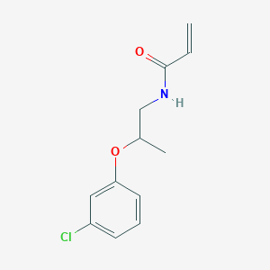 N-[2-(3-Chlorophenoxy)propyl]prop-2-enamide