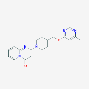 2-(4-(((6-methylpyrimidin-4-yl)oxy)methyl)piperidin-1-yl)-4H-pyrido[1,2-a]pyrimidin-4-one