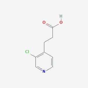 molecular formula C8H8ClNO2 B2499197 3-(3-Chloropyridin-4-yl)propanoic acid CAS No. 1492447-67-2