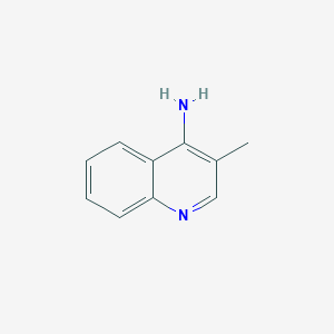 molecular formula C10H10N2 B024992 3-甲基喹啉-4-胺 CAS No. 19701-33-8