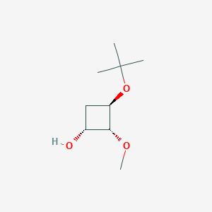 (1R,2R,3R)-2-Methoxy-3-[(2-methylpropan-2-yl)oxy]cyclobutan-1-ol