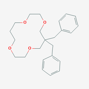 molecular formula C24H32O4 B024993 6,6-二苄基-1,4,8,11-四氧杂环十四烷 CAS No. 106868-21-7