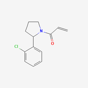 1-[2-(2-Chlorophenyl)pyrrolidin-1-yl]prop-2-en-1-one