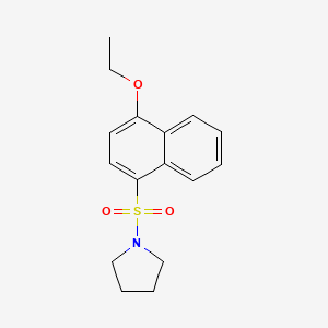 1-(4-Ethoxynaphthalen-1-yl)sulfonylpyrrolidine