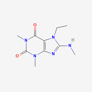 7-ethyl-1,3-dimethyl-8-(methylamino)-1H-purine-2,6(3H,7H)-dione