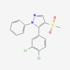 5-(3,4-dichlorophenyl)-4-(methylsulfonyl)-1-phenyl-1H-pyrazole