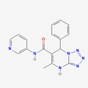 5-methyl-7-phenyl-N-(pyridin-3-yl)-4,7-dihydrotetrazolo[1,5-a]pyrimidine-6-carboxamide