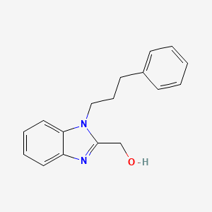 (1-(3-phenylpropyl)-1H-benzo[d]imidazol-2-yl)methanol