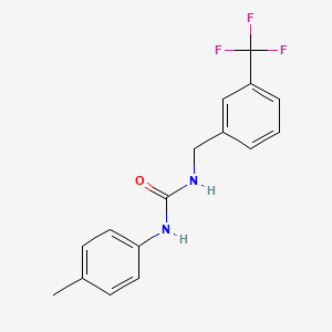 1-(4-Methylphenyl)-3-((3-(trifluoromethyl)phenyl)methyl)urea