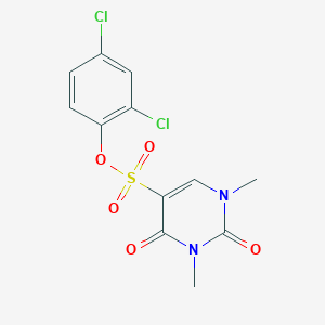 (2,4-Dichlorophenyl) 1,3-dimethyl-2,4-dioxopyrimidine-5-sulfonate