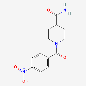 1-(4-Nitrobenzoyl)-4-piperidinecarboxamide