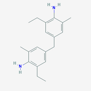molecular formula C19H26N2 B024996 4,4'-亚甲基双(2-乙基-6-甲基苯胺) CAS No. 19900-72-2