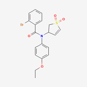 2-bromo-N-(1,1-dioxido-2,3-dihydrothiophen-3-yl)-N-(4-ethoxyphenyl)benzamide