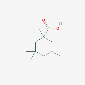 1,3,3,5-Tetramethylcyclohexane-1-carboxylic acid