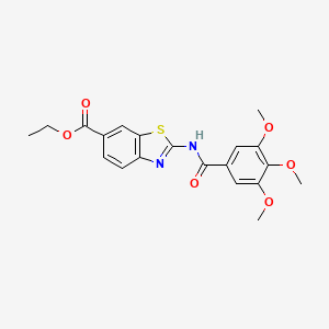 Ethyl 2-(3,4,5-trimethoxybenzamido)benzo[d]thiazole-6-carboxylate