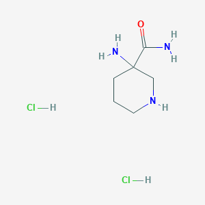 3-Aminopiperidine-3-carboxamide dihydrochloride