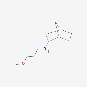 molecular formula C11H21NO B2499905 N-(3-Methoxypropyl)bicyclo[2.2.1]heptan-2-amine CAS No. 55611-80-8
