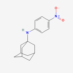 molecular formula C16H20N2O2 B2499940 N-(4-nitrophenyl)adamantan-1-amine CAS No. 56714-80-8