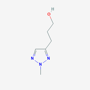 molecular formula C6H11N3O B2499997 3-(2-methyl-2H-1,2,3-triazol-4-yl)propan-1-ol CAS No. 1849290-27-2