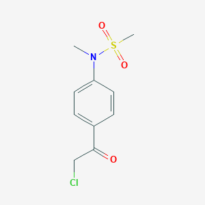 N-[4-(2-chloroacetyl)phenyl]-N-methylmethanesulfonamide