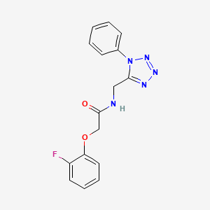 2-(2-fluorophenoxy)-N-((1-phenyl-1H-tetrazol-5-yl)methyl)acetamide